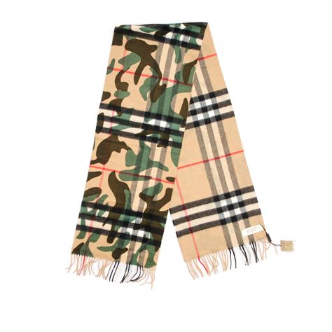 burberry camouflage scarf|authentic burberry scarf.